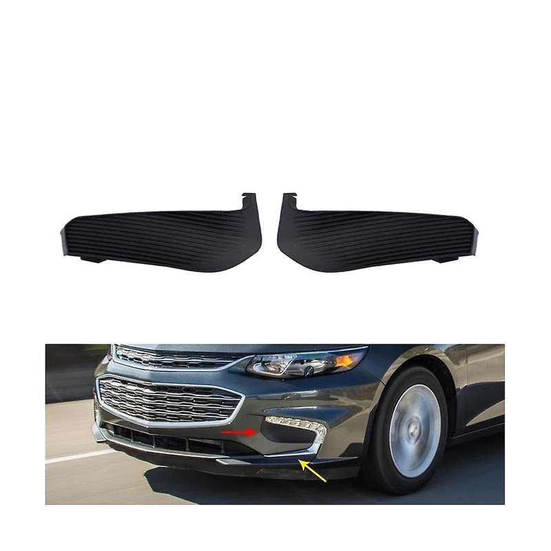 1 Pair Front Bumper Fog Light Cover for 2016-2018 Fog Lamp Grille Cover Car Styling