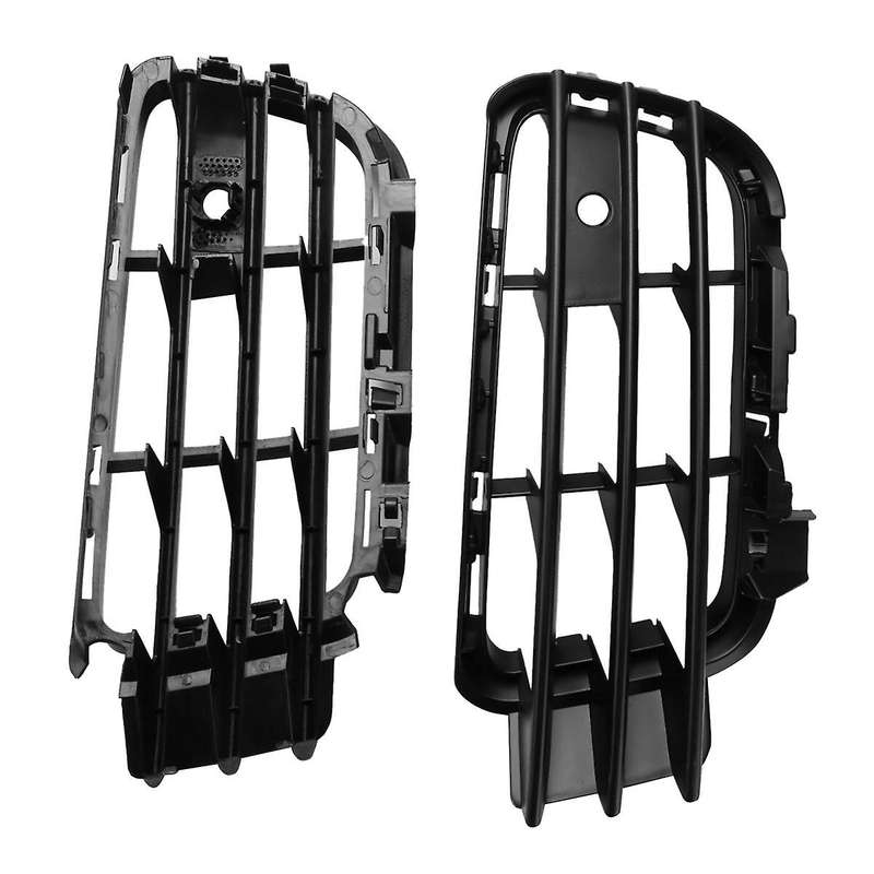 1 Pair Front Bumper Fog Light Cover Lower Grill Grille for - 2011-2015 Black 7P6853665A 7P6853666A