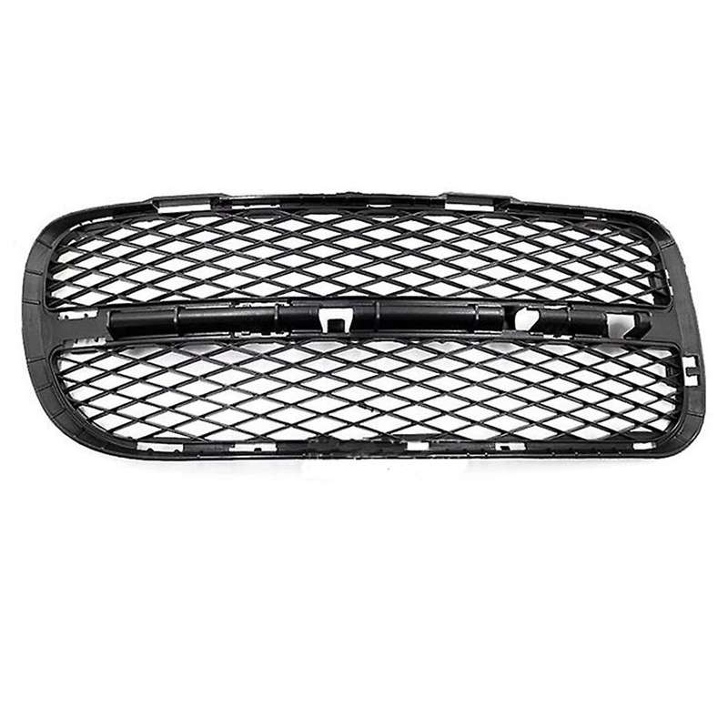 1 Pair Front Bumper Fog Light Cover Lower Grill Grille for 2002-2006 Black 7L6853665A 7L6853666A