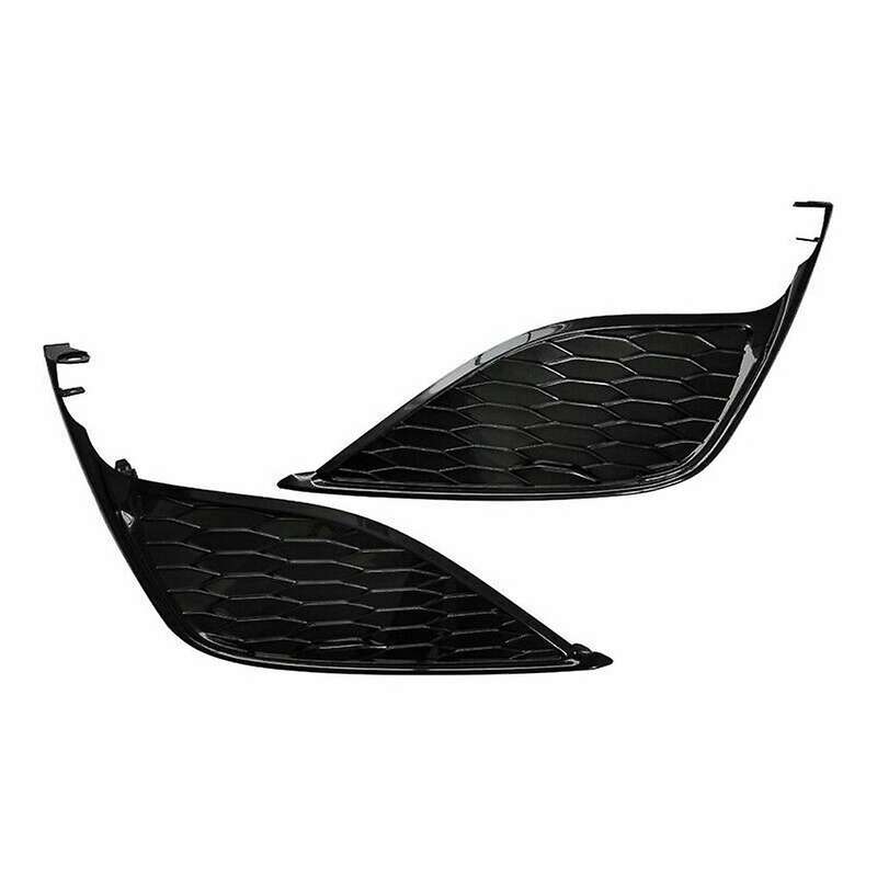 1 Pair Front Bumper Fog Light Cover Bezel Fog Lamp Grille without Hole for SE XSE 2021 2022
