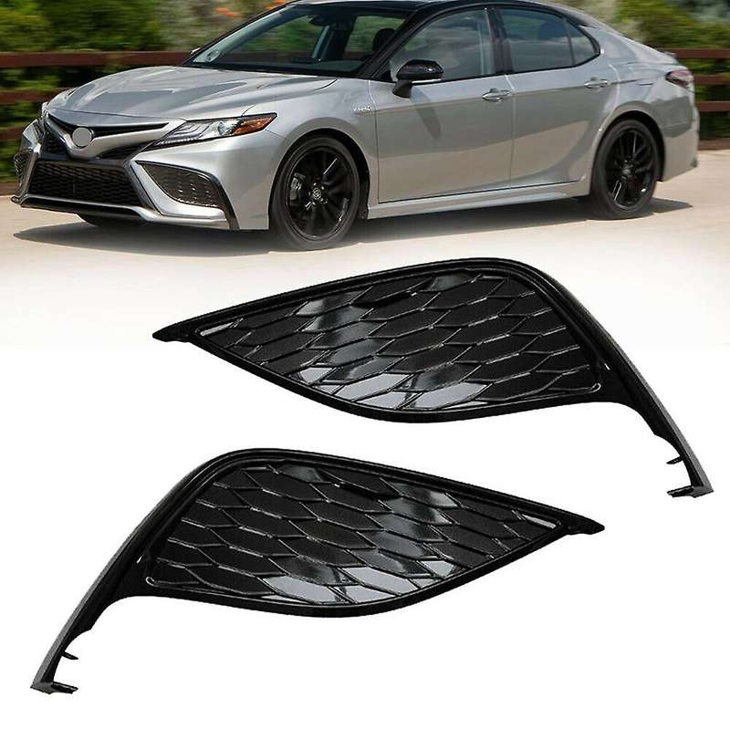 1 Pair Front Bumper Fog Light Cover Bezel Fog Lamp Grille without Hole for SE XSE 2021 2022