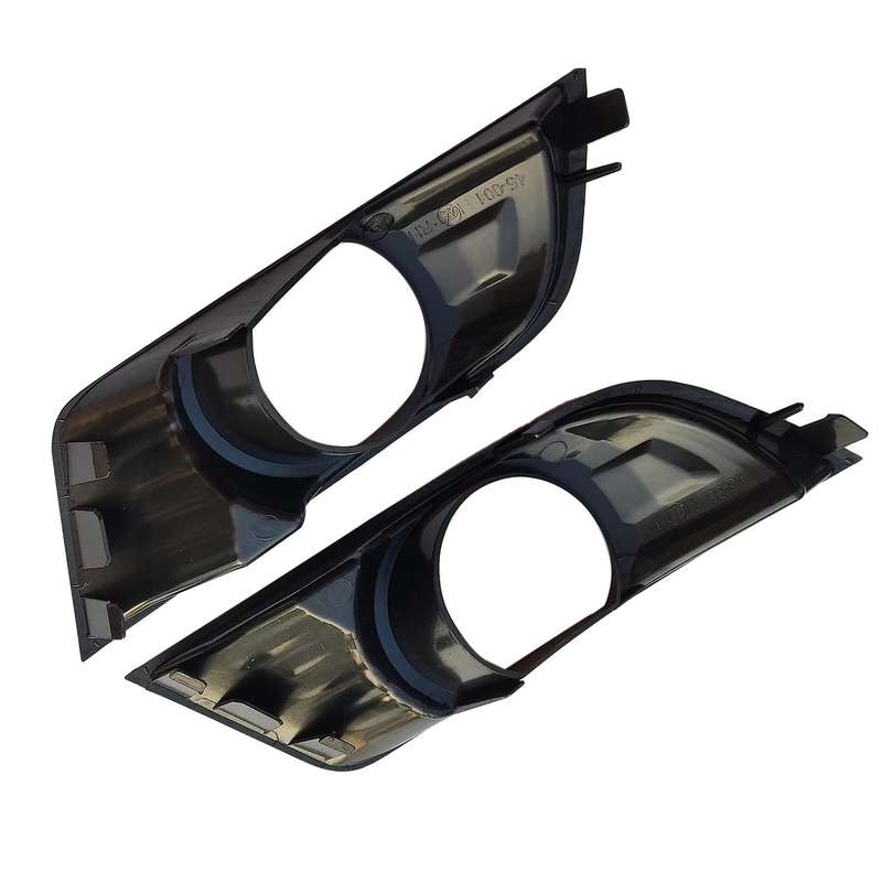 1 Pair Front Bumper Fog Light Frame Turning Signal Lamp Cover Daytime Running Light Cover for Picku