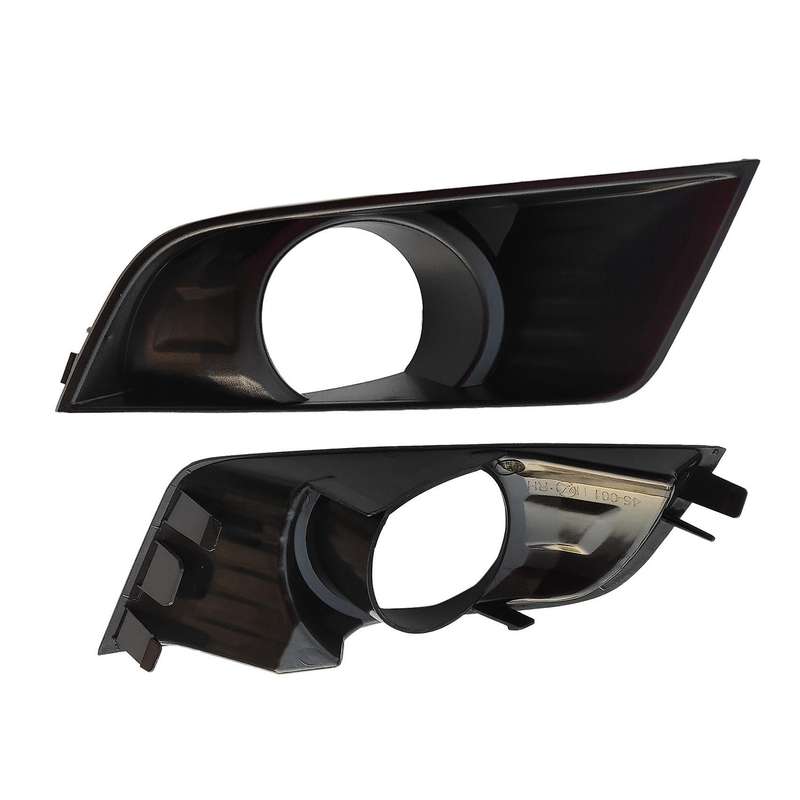 1 Pair Front Bumper Fog Light Frame Turning Signal Lamp Cover Daytime Running Light Cover for Picku