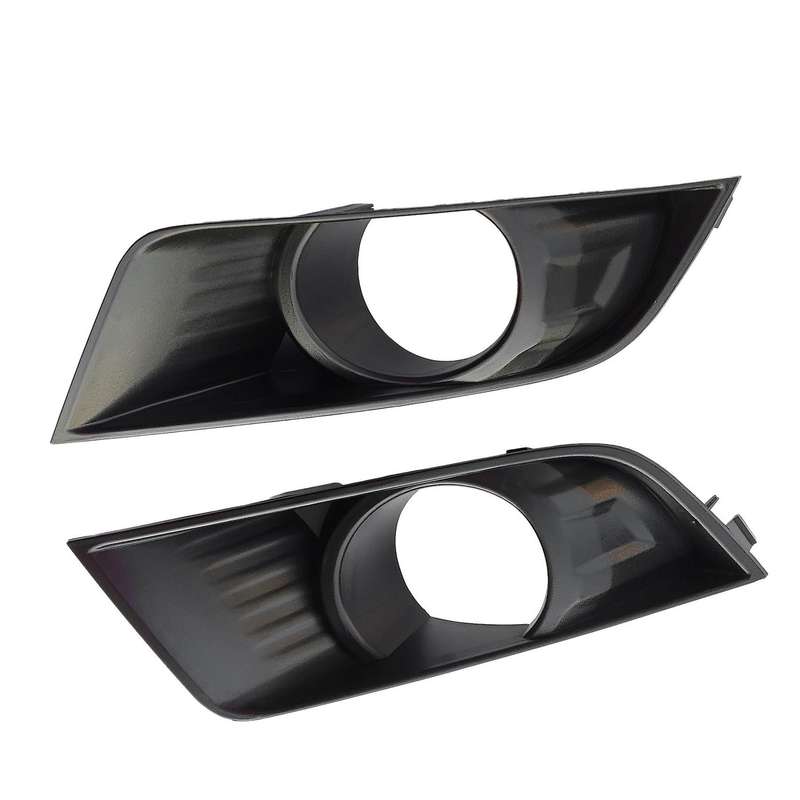 1 Pair Front Bumper Fog Light Frame Turning Signal Lamp Cover Daytime Running Light Cover for Picku