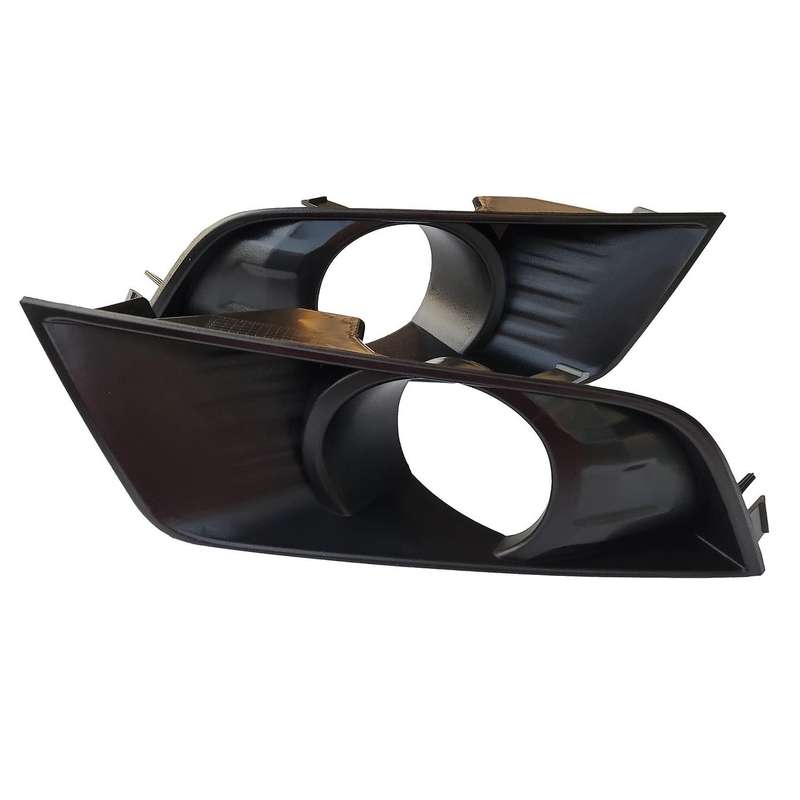 1 Pair Front Bumper Fog Light Frame Turning Signal Lamp Cover Daytime Running Light Cover for Picku