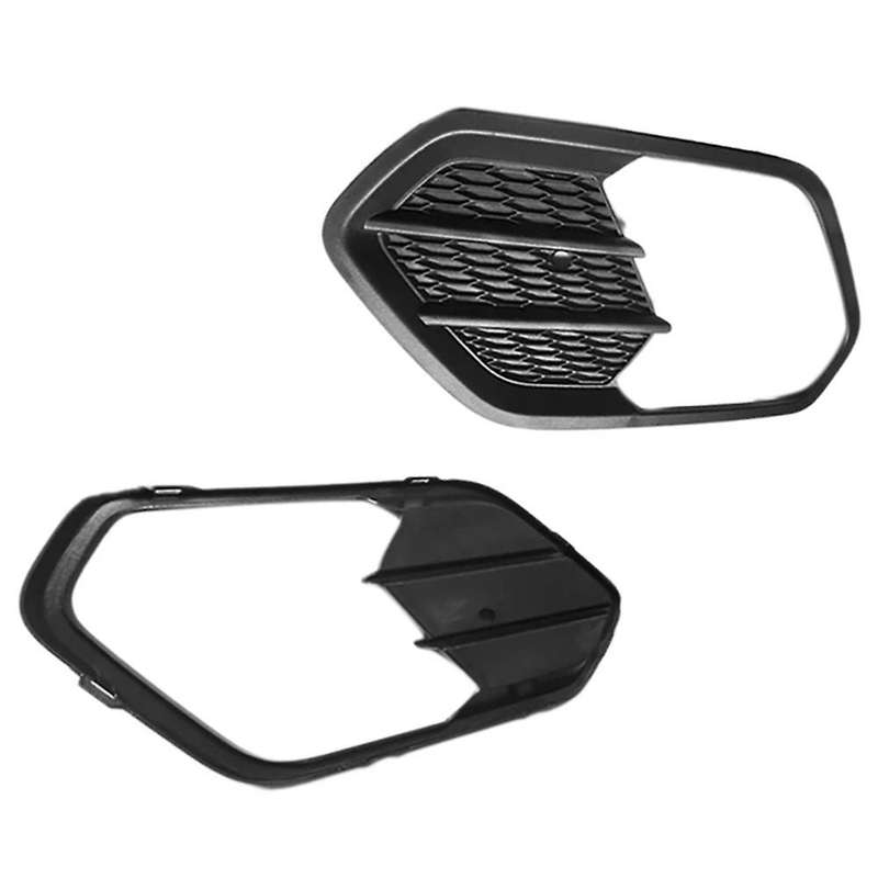 1 Pair Front Bumper Fog Light Frame Grille Cover for Escape Kuga 2017-2019