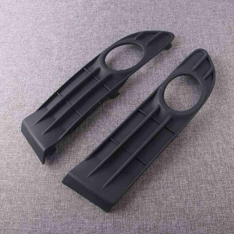 1 Pair Front Bumper Fog Light Lamp Grill Cover Trim Frame 30744919 30744920 for S40 2008 2009 2010 2