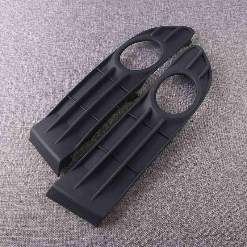1 Pair Front Bumper Fog Light Lamp Grill Cover Trim Frame 30744919 30744920 for S40 2008 2009 2010 2