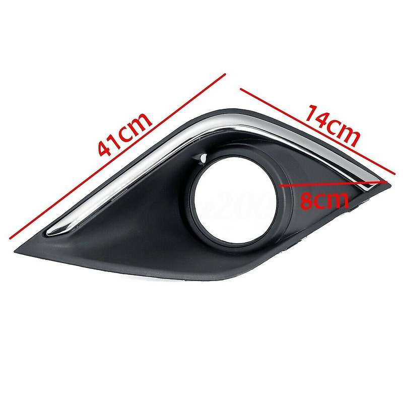 1 Pair Front Bumper Fog Light Lamp Cover Grill Grille for 2016-2018