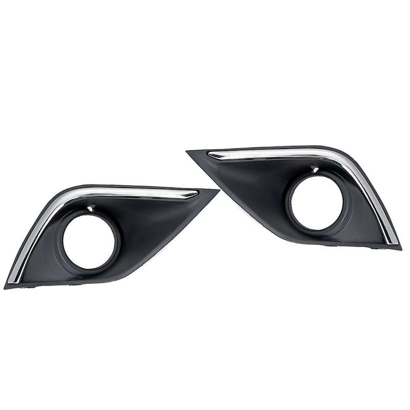 1 Pair Front Bumper Fog Light Lamp Cover Grill Grille for 2016-2018