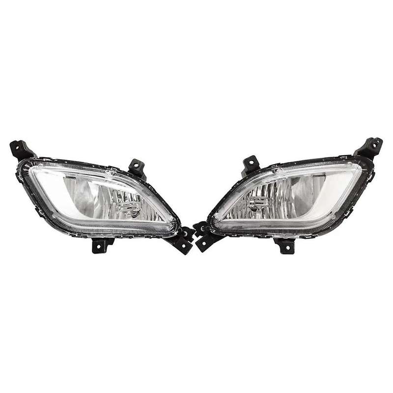 1 Pair Front Bumper Fog Light for Forte 2017 2018 Car Fog Light Running Light Signal Light 92201-A7
