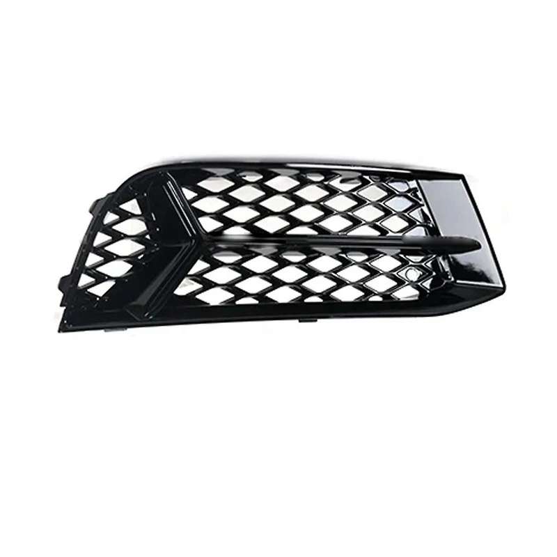 1 Pair Front Bumper Fog Light Grille Cover Honeycomb Fog Lamp Cover for A3 S3 17-20 Decorative Modi