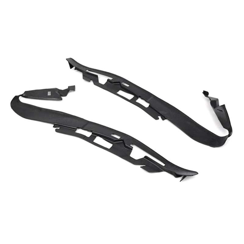 1 Pair Front Bumper Headlight Sealing Strip Headlight Gasket Upper Bracket Cover Fit for F10 F11 201