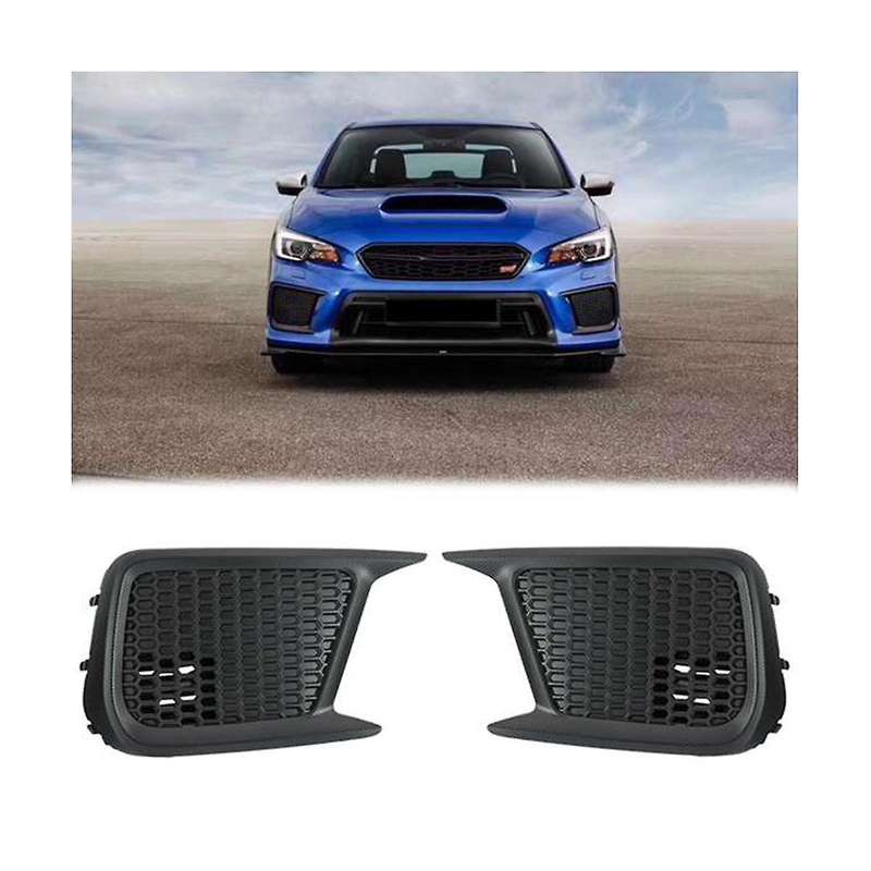 1 Pair Front Fog Lamp Grille Cover Decorative Bezel Honeycomb 57731va400 57731va410 for 2018 2019 2