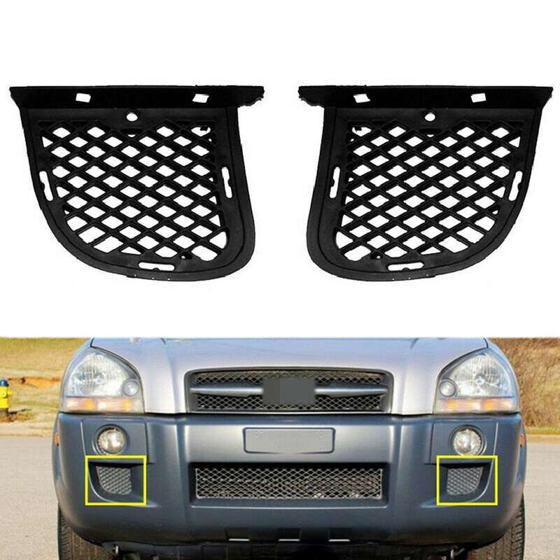 1 Pair Front Bumper Ventilation Fog Light Grille for 2005-2009