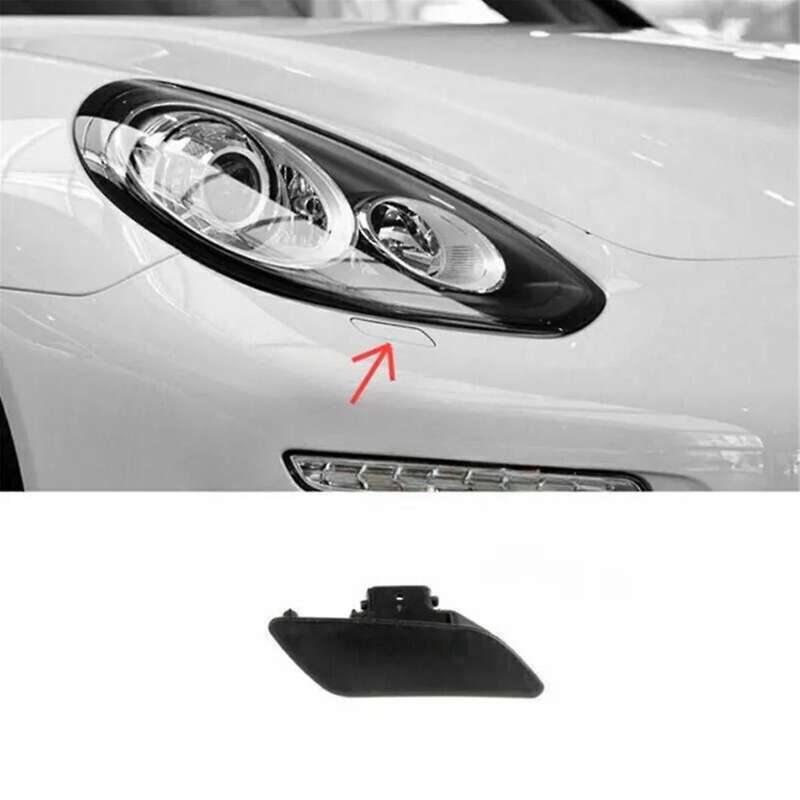 1 Pair Front Bumper Sprinkler Cover Headlight Spray Cover for 2014-2016 97050573100 97050573200