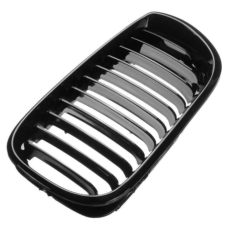 1 Pair Front Grille for E46 4D 325I Facelift 2002-2005 Gloss Black Car Front Kidney Racing Grille Gr