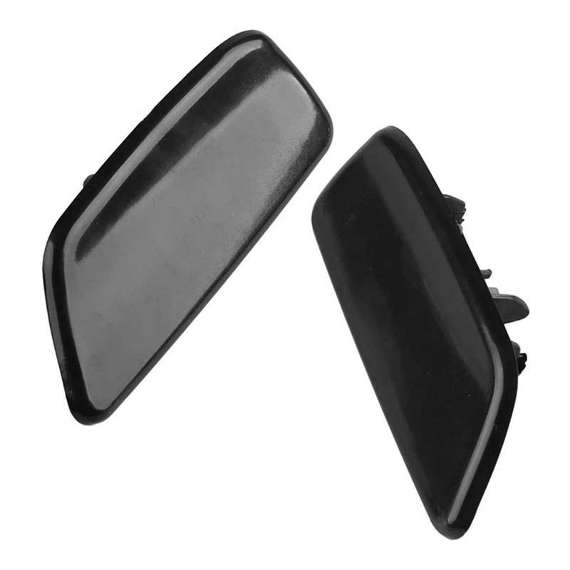 1 Pair Front Headlight Washer Spray Nozzle Cover Compatible Compatibleester 2009 2010 2011 2012 8663