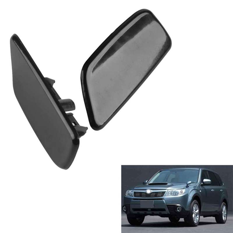 1 Pair Front Headlight Washer Spray Nozzle Cover Compatible Compatibleester 2009 2010 2011 2012 8663