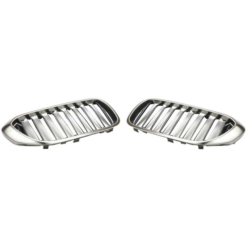 1 Pair Front Kidney Grille Car Center Net Grille for 5 Series 540I 530E G30 G31 51138070469 51138070