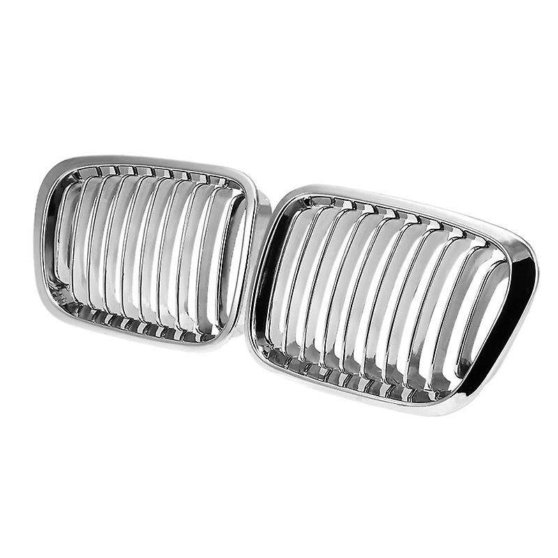 1 Pair Front Kidney Grill Grille Chrome for - E46 325Ci 330Ci 3 Series Coupe 2DR 1999-2002