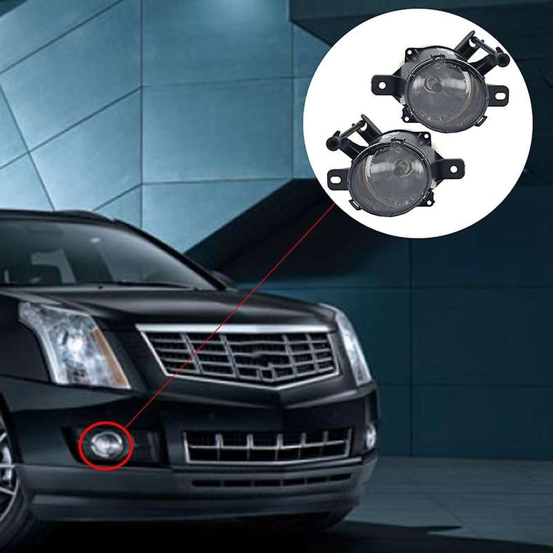 1 Pair Front Left Right Bumper Fog Light Fit for 2012-2015 for SRX 2010-2016 94708774