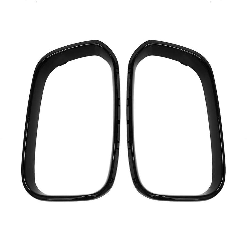 1 Pair Gloss Black Car Front Bumper Kidney Grille Frame Replacement for 1 Series F20 125I 135I 2015-