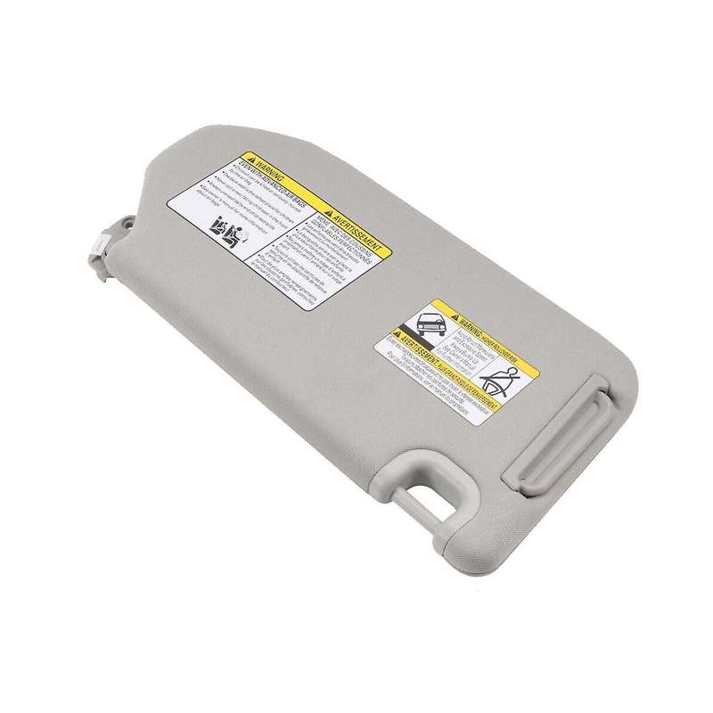 1 Pair Gray Sun Visor with Lamp for 2013-2018 , 2014-2017 Qx60 96400-9pb0a, 96401-9pb0a