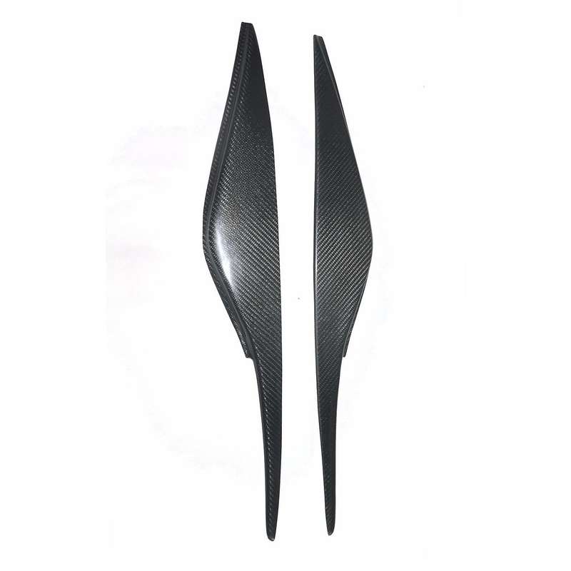 1 Pair Headlight Eyelids Stickers Trim Headlight Eyebrows Cover for Mondeo MK4 07-10