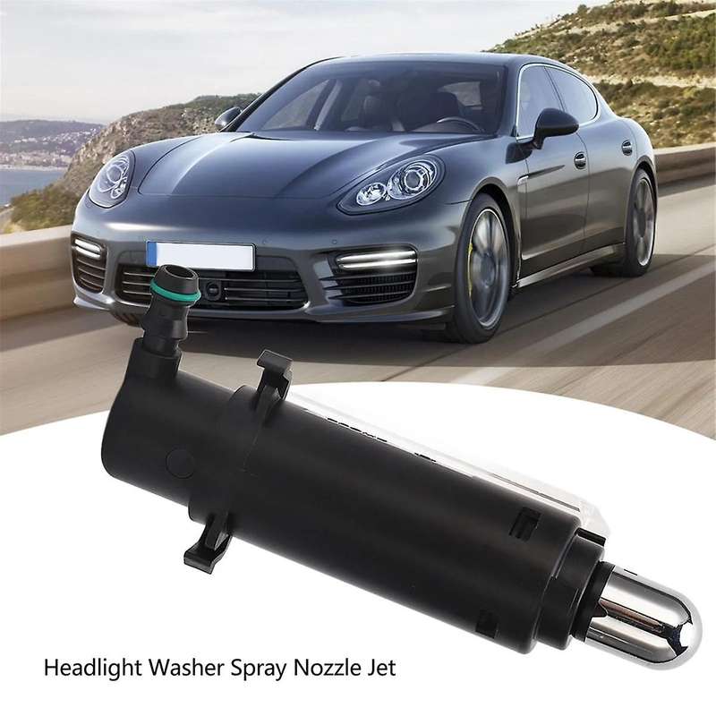 1 Pair Headlight Washer Spray Nozzle Jet Head Light Washer Pump for 970 2009-2016 97062813300 Parts