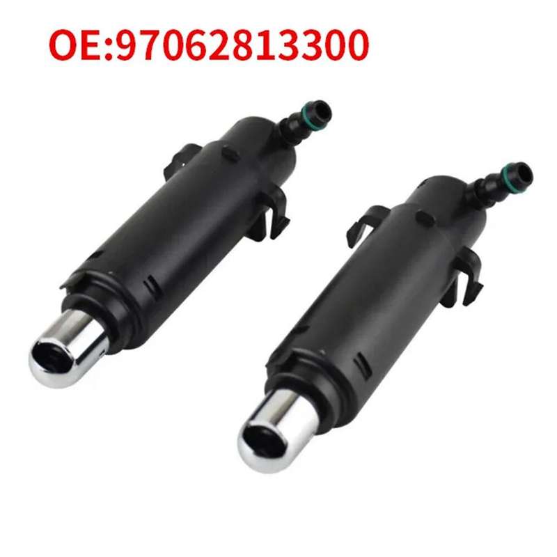 1 Pair Headlight Washer Spray Nozzle Jet Head Light Washer Pump for 970 2009-2016 97062813300 Parts