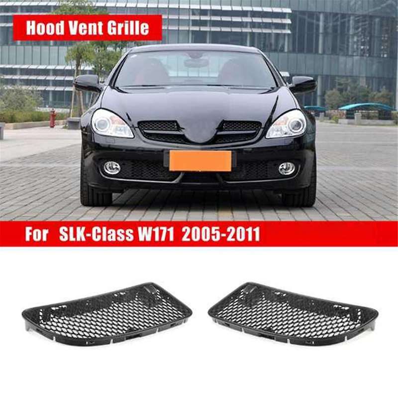 1 Pair Hood Vent Grille for R171 SLK280 SLK300 SLK350 2005-2011 1718800485 1718800385