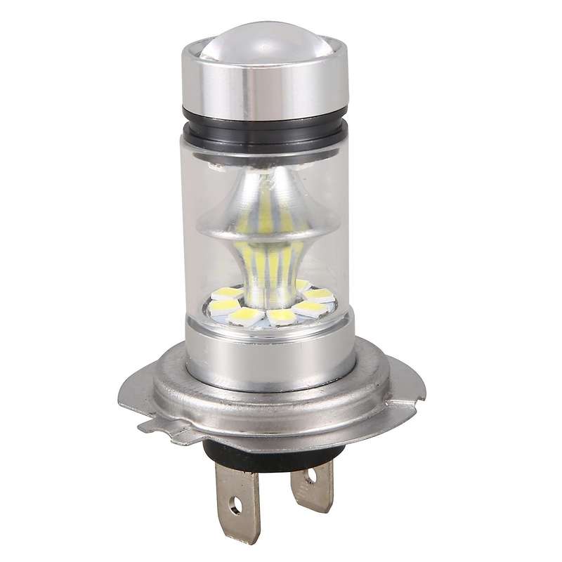 1 Pair High LED H7 Bulb 100W 20LED Car Fog Light Lamp Headlights 6000K White