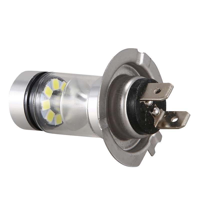1 Pair High LED H7 Bulb 100W 20LED Car Fog Light Lamp Headlights 6000K White