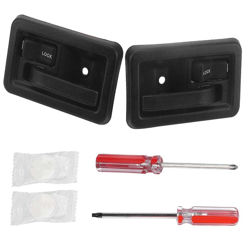 1 Pair Interior Door Handles Inside Front Left Right for 87-04 YJ TJ 55176477AB 55176476AB