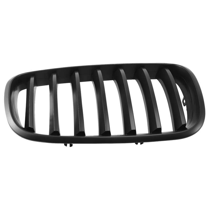 1 Pair Kidney Grille Left Right Matt Black Durable Grill Vent Cover 51137157687 51137157688 for 5 Se