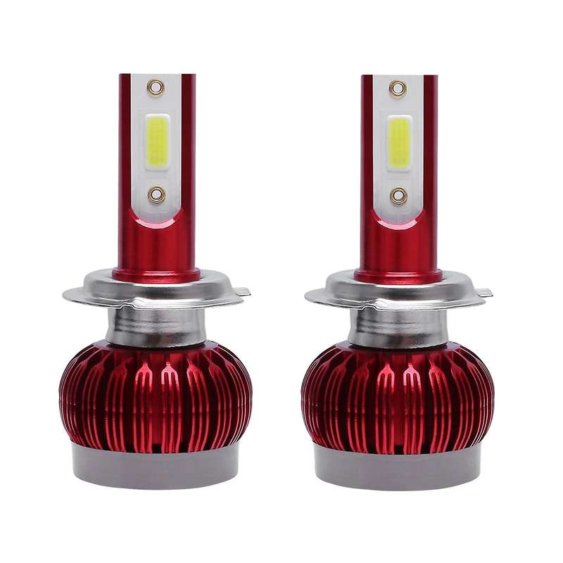 1 Pair LED Car Light Bulbs 10000LM 70W Headlight Auto Led Head Light Lamps 6500K Cold White(H7)