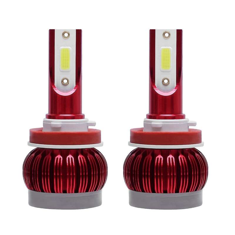1 Pair LED Car Light Bulbs 10000LM 70W Headlight Auto Led Head Light Lamps 6500K Cold White(H11/H9/H