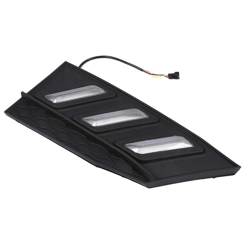 1 Pair LED DRL for 2019 2020 Sedan with Moving Signal Led Fog Lamp Cover Daytime Running Light
