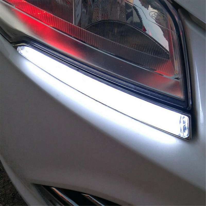 1 Pair LED DRL Daytime Running Lights with Turning Signal Lamps Waterproof for Kuga Escape 2013-2016