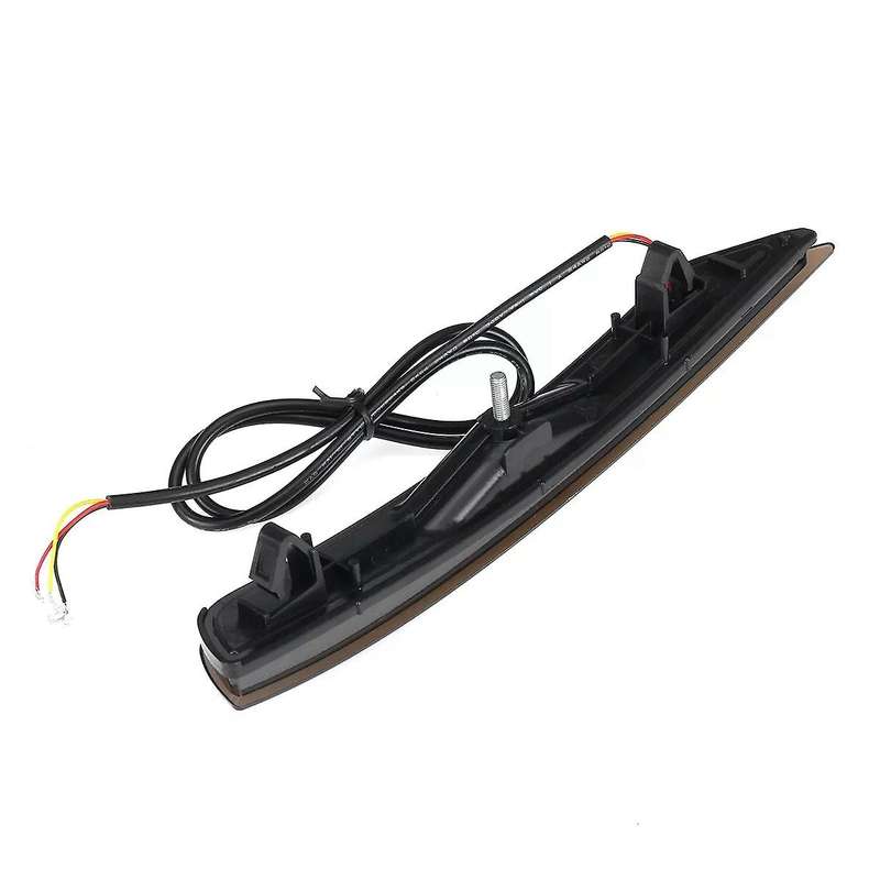 1 Pair LED Rear Bumper Reflector Tail Light for 2008-2019 Driving Brake Signal Fog Lamp Black Lens