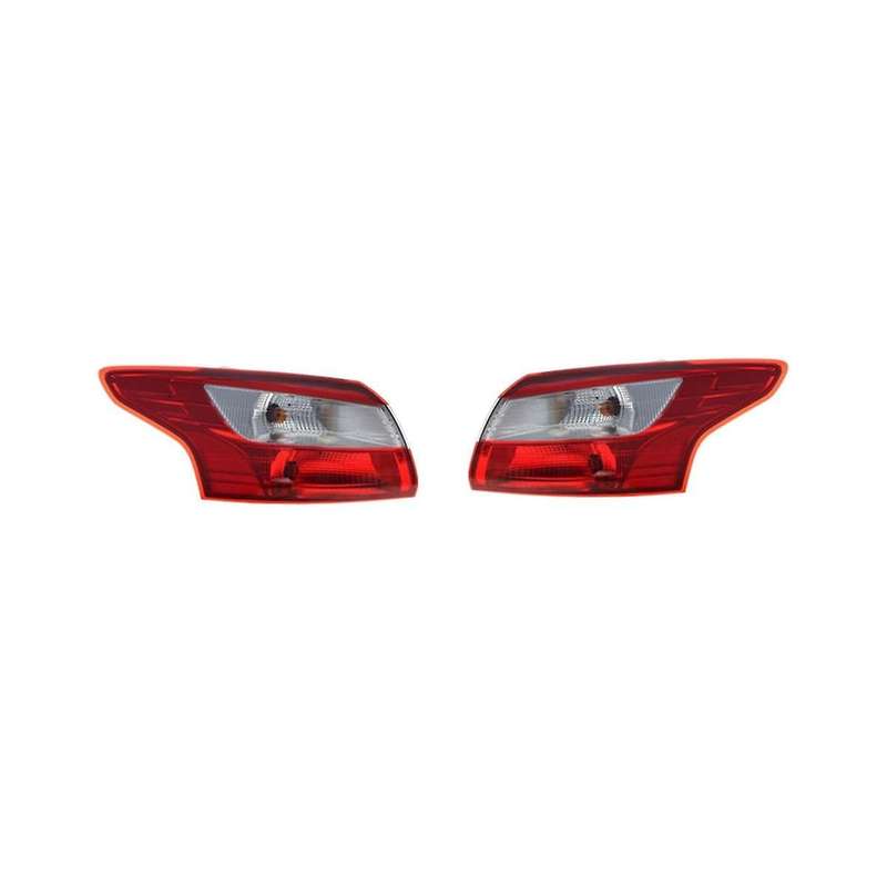 1 Pair Led Tail Light for 2012 2013 2014 Focus Trim Brake Light Left+right 44zh-2067b Bm51-13405