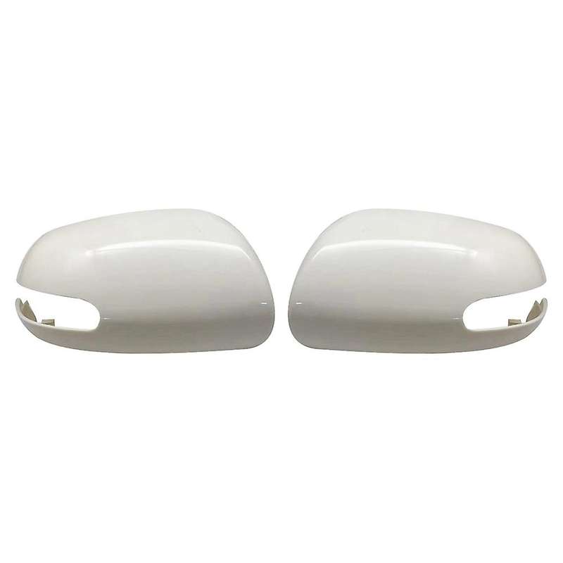 1 Pair Left & Right Side Door Mirror Cover Rearveiw Mirror Cap for Forte Cerato 2009-2010