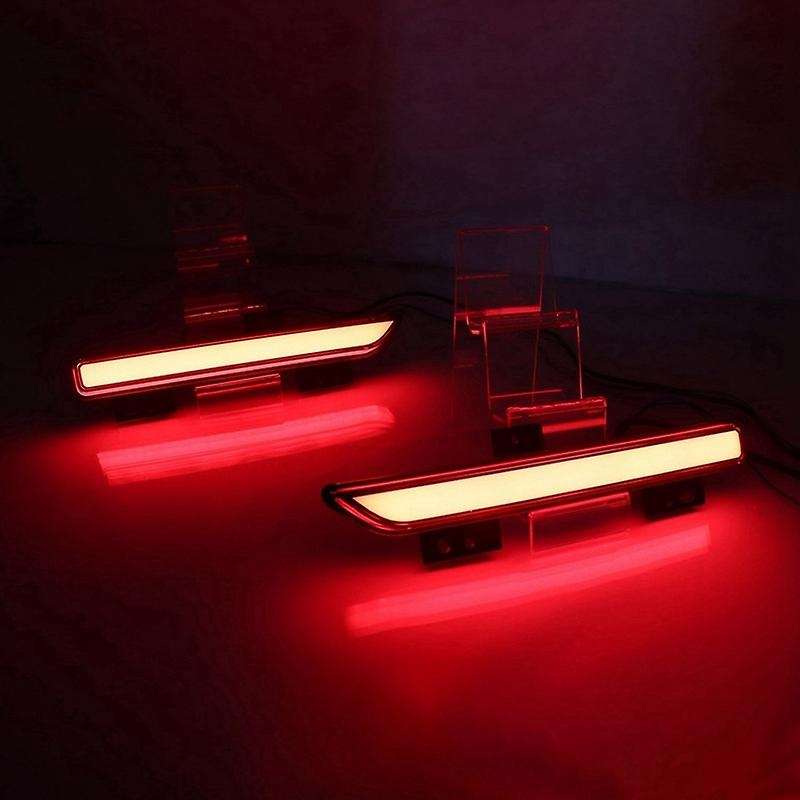 1 Pair Left & Right Rear Bumper Marker Reflector Rear Bumper Lights for 2016-2019