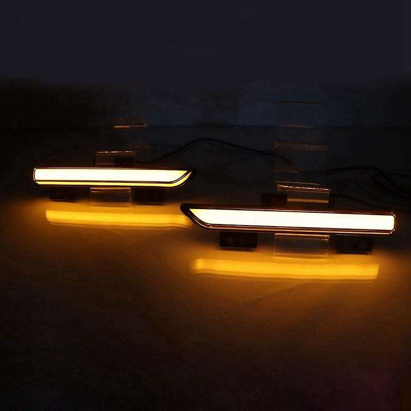 1 Pair Left & Right Rear Bumper Marker Reflector Rear Bumper Lights for 2016-2019