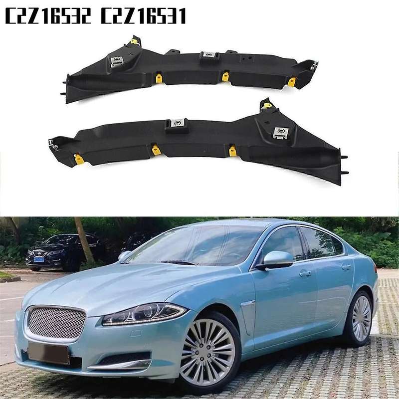 1 Pair Left & Right Car Front Bumper Mount Bracket C2Z16532 C2Z16531 for XF XFR 2012-2015