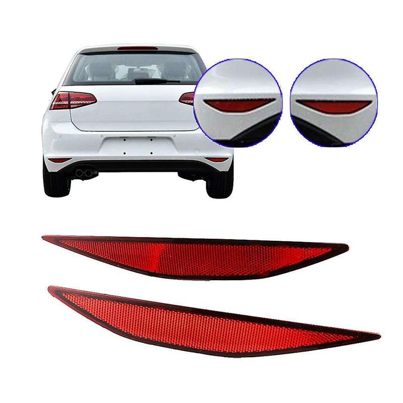 1 Pair Left and Right Rear Bumper Reflector for Golf MK7 2013 2014 2015 2016 2017 5GG945105 5GG94510