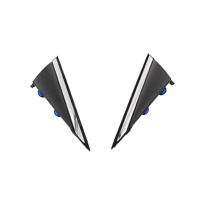 1 Pair Left Right Pillar Corner Molding Chrome for 2015-2019 86180-c1000 86190-c1000