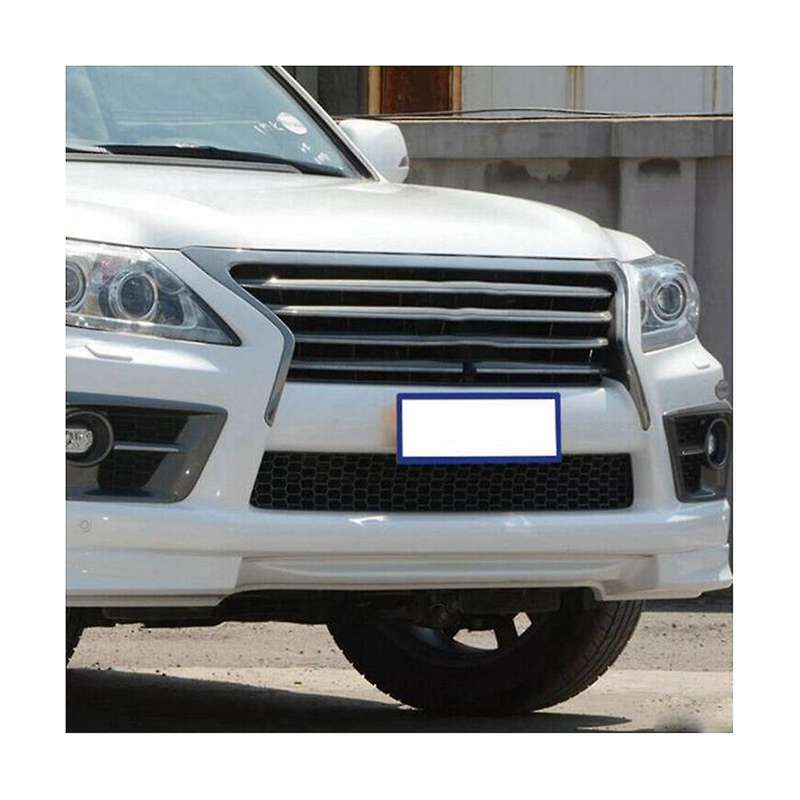 1 Pair Left Right Front Bumper Fog Light Cover Trim Fit for Lx570 2013 2014 2015