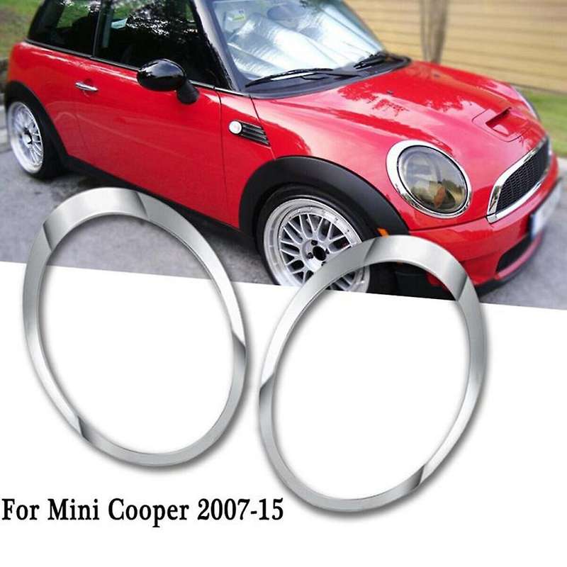 1 Pair Left Right Headlight Ring for 2007-2015 Mini 51137149905